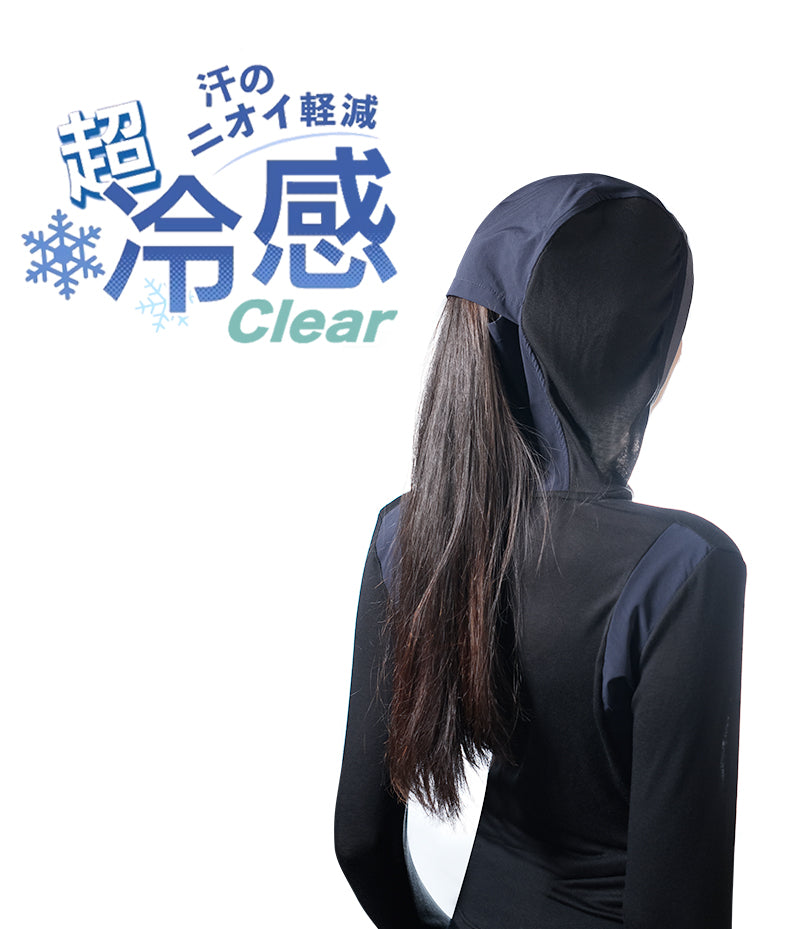 シルク入り UVカット パーカー 女性用 超軽量 136g UPF50+ 日焼け防止