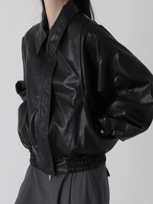 VERILADY | デザインレザーショートジャケット