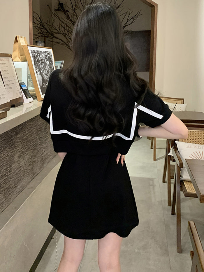 VERILADY | 長度可以選擇 / 假疊層連衣裙 一件隱藏豐滿的肚子
