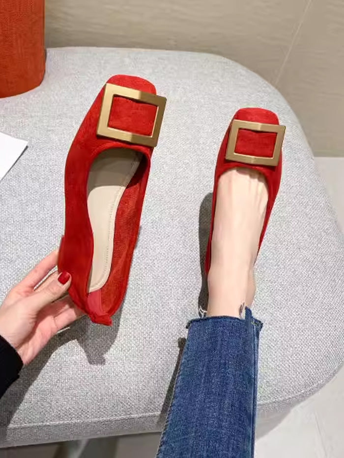 VERILADY | バックルローヒールパンプス