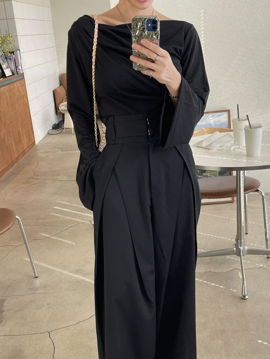 VERILADY |クロスタックワイドパンツ