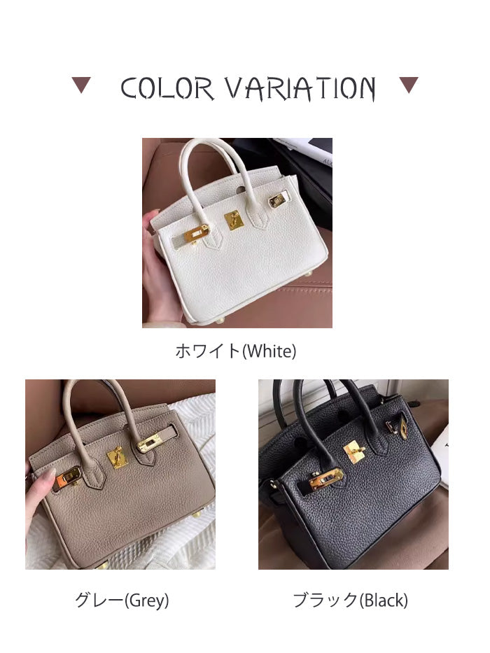 VERILADY | 本革レディースバッグハンドバッグ 3色展開