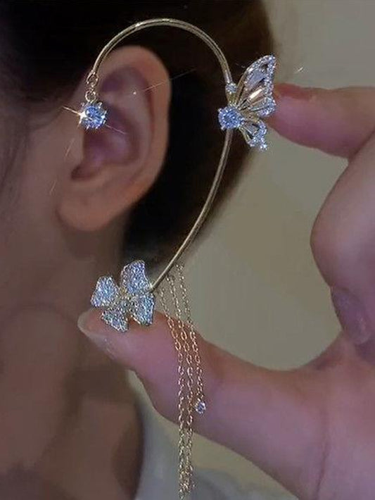 VERILADY | きらきらおしゃれイヤーカフ 耳掛 クリップ ピアス アクセサリー イヤリング