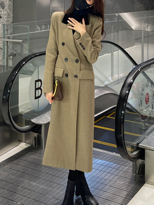 VERILADY |【予約販売】ダブルボタンロングコート チェスターコート