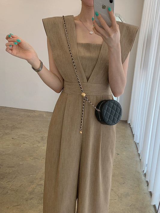 VERILADY |韓国風スクエアネックオールインワン