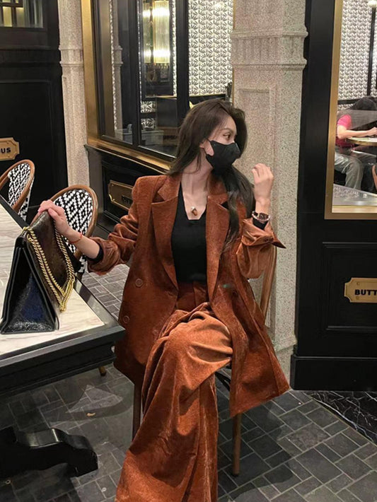 VERILADY |(予約販売)トレンドテーラードジャケット&パンツ2点セットアップ