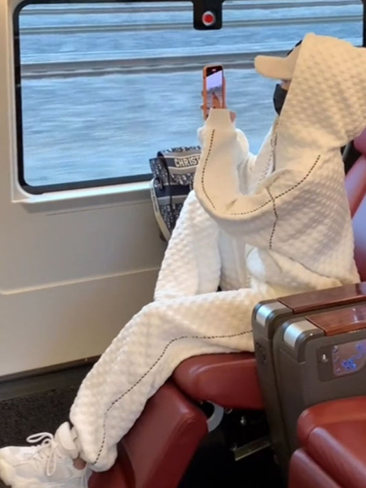 VERILADY |カジュアルキルティングトップス×ロングパンツ2点セットアップ