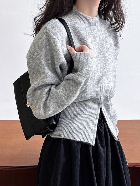 VERILADY |フロントスリットニットセーター