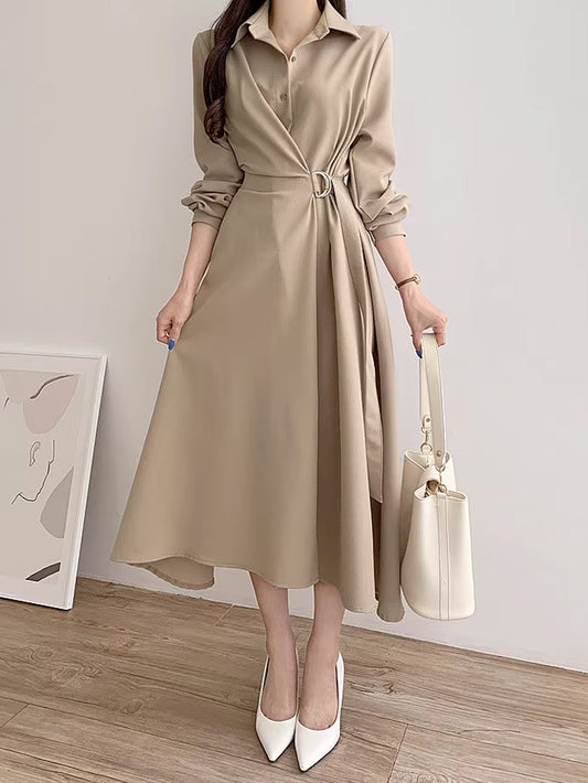 VERILADY |ウエストデザインシャツワンピース