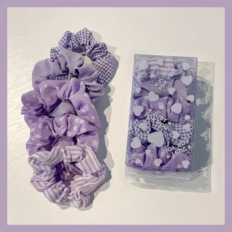 VERILADY | シュシュ ランダム売り ヘアアクセサリー ヘアゴム ヘアアクセ