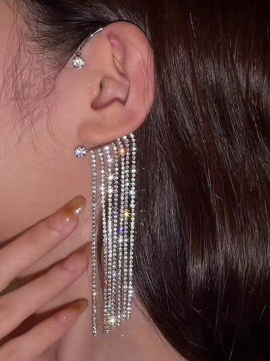 VERILADY | きらきらおしゃれイヤーカフ 耳掛 クリップ ピアス アクセサリー イヤリング