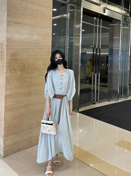 VERILADY |(予約販売)トレンドフレンチマキシワンピース(期間限定ベルトおまけ付き)