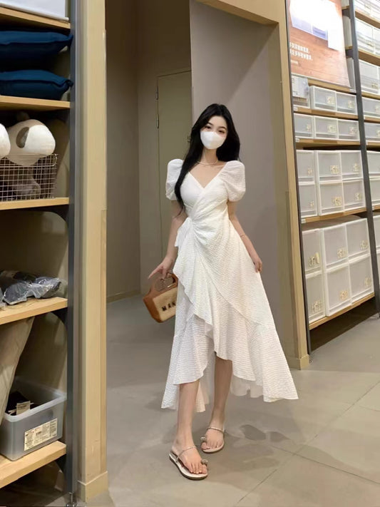 VERILADY |フレンチフレア裾ワンピース