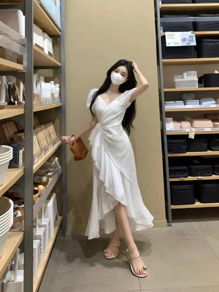 VERILADY |フレンチフレア裾ワンピース