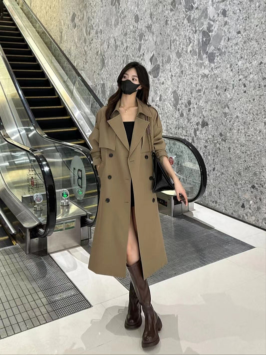 VERILADY |(予約販売)ボタンロングトレンチコート