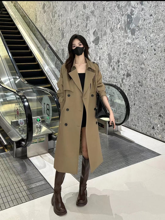 VERILADY |(予約販売)ボタンロングトレンチコート