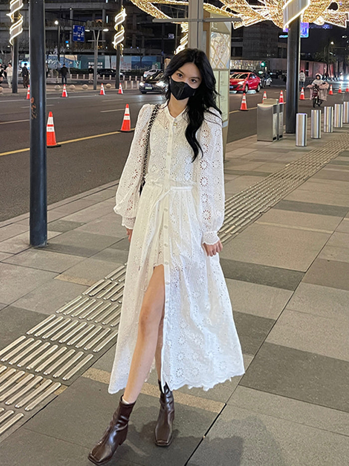 VERILADY |2WAYレースカーディガン&ショートパンツ2点セットアップ