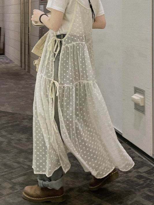 VERILADY |サイドリボンシアーキャミワンピース