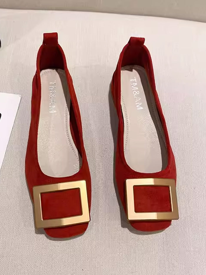 VERILADY | バックルローヒールパンプス