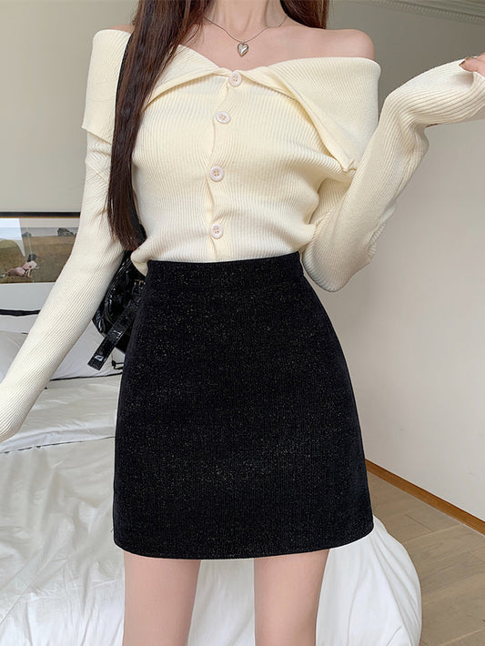 VERILADY |ニットミニスカート