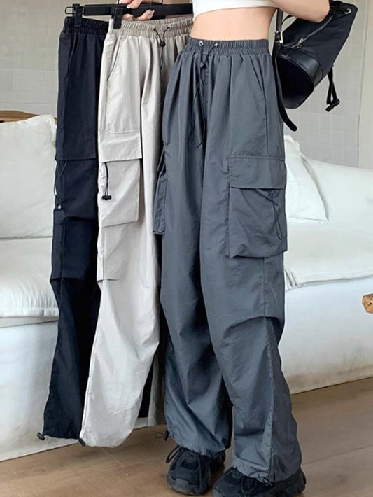 VERILADY |ウエストゴムカーゴパンツ ポケット付き