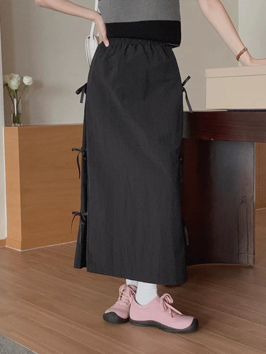 VERILADY |韓国風サイドリボンスカート