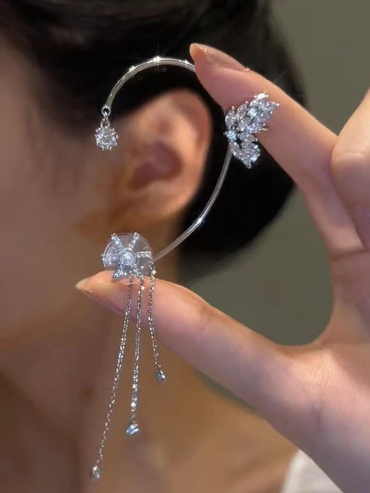 VERILADY | きらきらおしゃれイヤーカフ 耳掛 クリップ ピアス アクセサリー イヤリング