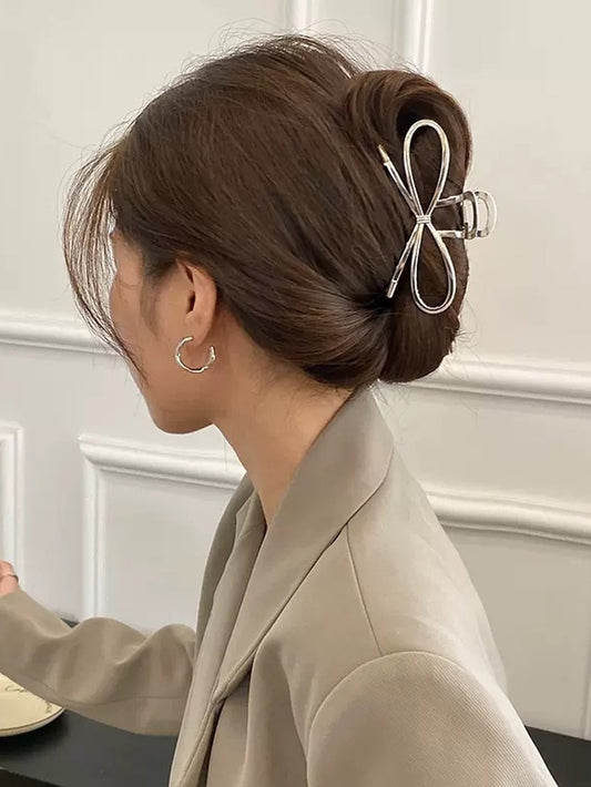 VERILADY | リボンモチーフバンスクリップ 髪留め ヘアクリップ 髪飾り