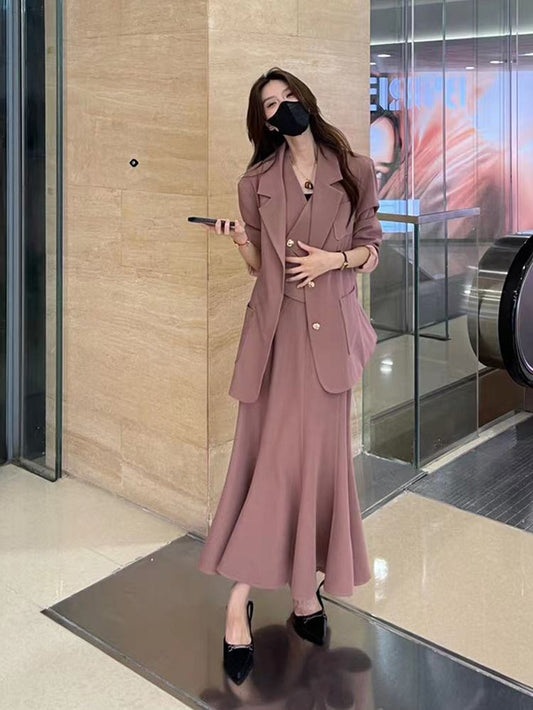 VERILADY |テーラードジャケット&ジレ&マーメイドスカート3点セットアップ