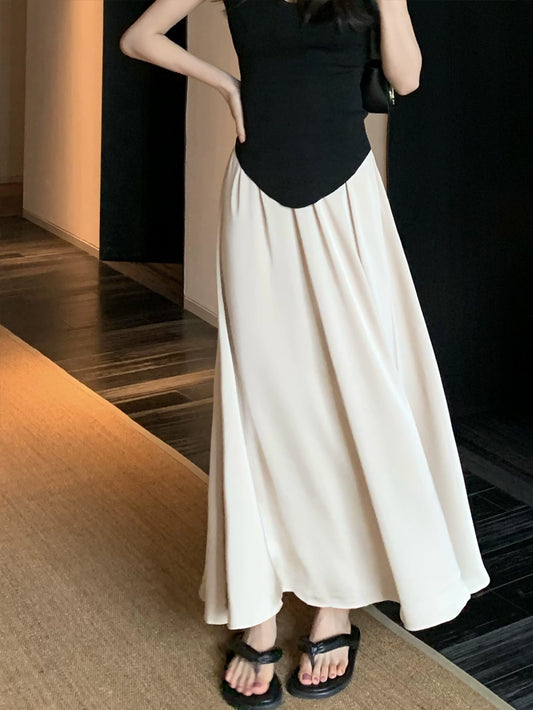 VERILADY |着痩せAラインカジュアルロングスカート
