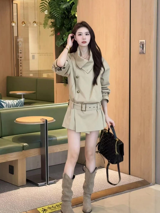 VERILADY |(予約販売)トレンチコートワンピース