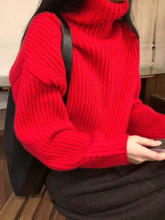 VERILADY |ハイネックニットプルオーバーセーター