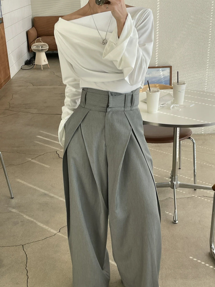 VERILADY |クロスタックワイドパンツ