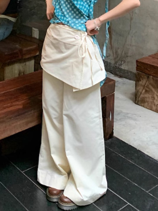 VERILADY |スカートレイヤードパンツ スカパン