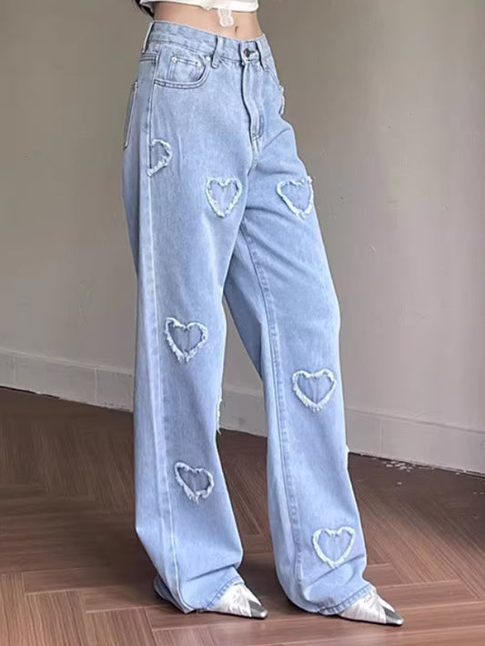 VERILADY |ハートデザインデニムパンツ