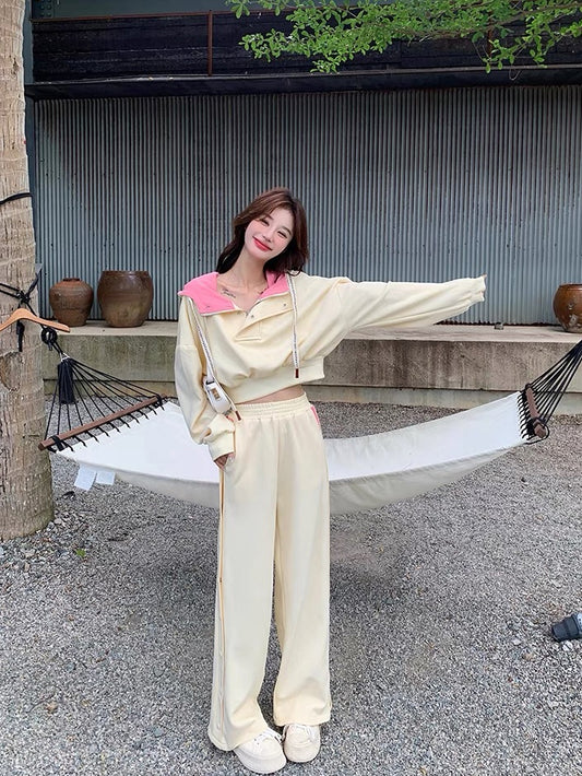 VERILADY |リブフーディー・パーカー&リブパンツ2点セットアップ