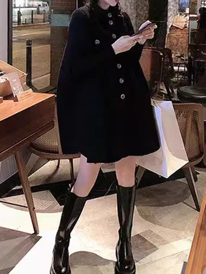 VERILADY |かわいい ポンチョコート アウター ケープコート