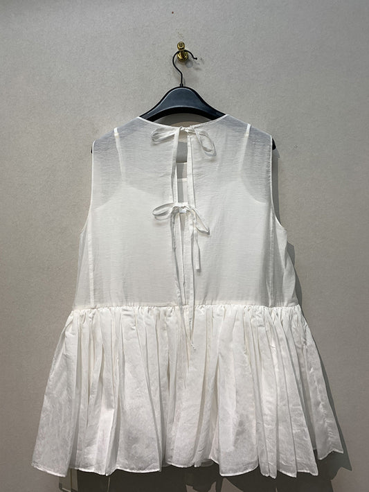 VERILADY |(在庫わずか)ノースリーブぺプラムトップス キャミソール含め