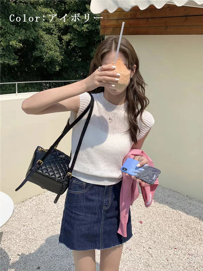 VERILADY |ニットトップス&ワイドパンツ2点 セットアップ