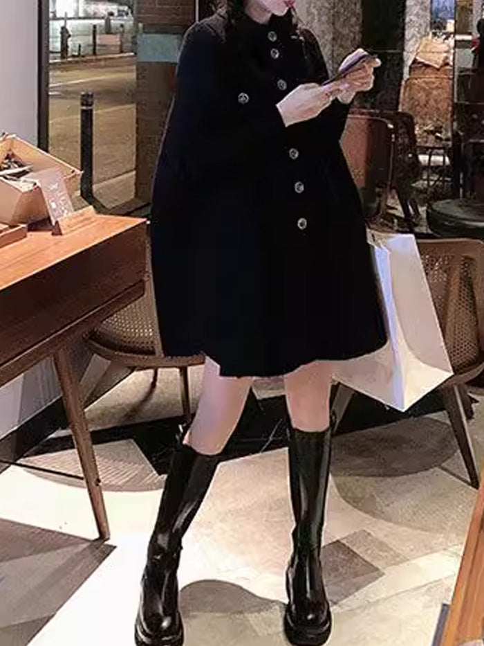 VERILADY |かわいい ポンチョコート アウター ケープコート