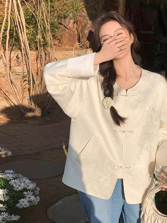 VERILADY |チャイナブラウスジャケットカーディガン