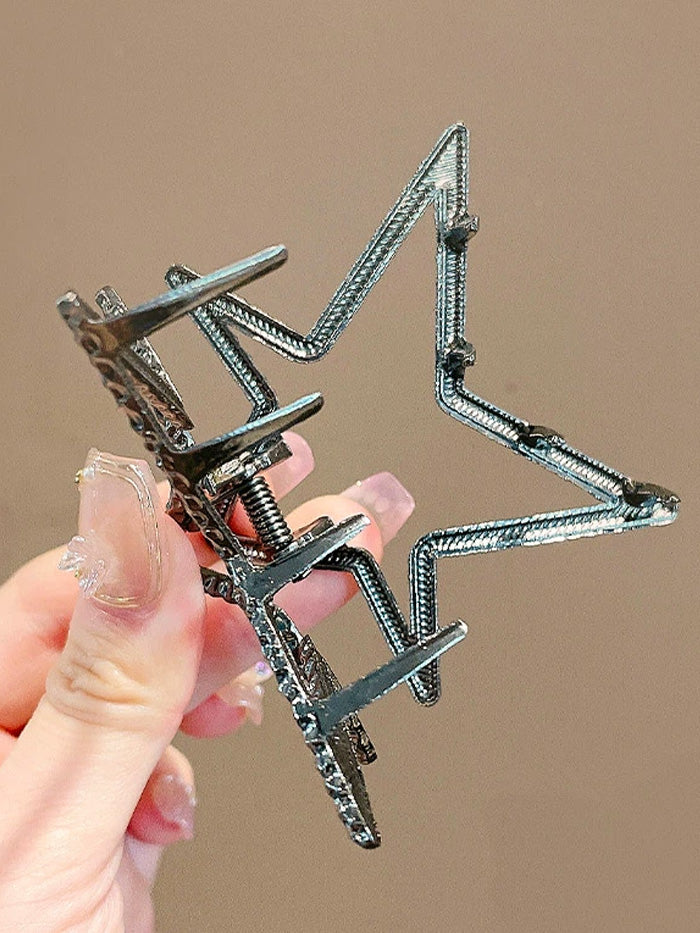 VERILADY |星スターバンスクリップ 髪留め ヘアクリップ 髪飾り