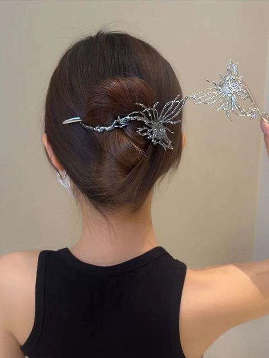 VERILADY |蝶々バタフライ バンスクリップ 髪留め ヘアクリップ 髪飾り