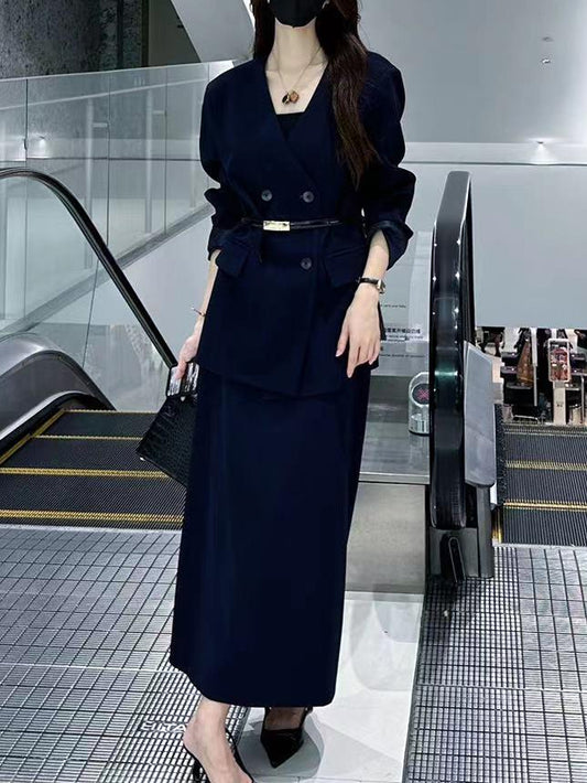 VERILADY |【予約販売】ダブルボタンジャケット&スカート2点セットアップ