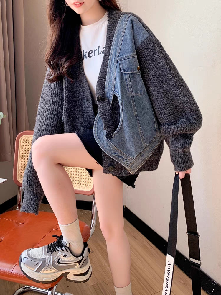 VERILADY | Nhân vật chính áo choàng kẻ sọc đơn giản