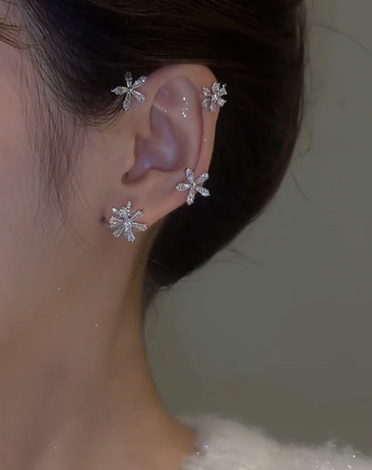 VERILADY | きらきらおしゃれイヤーカフ 耳掛 クリップ ピアス アクセサリー イヤリング