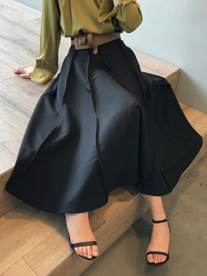 VERILADY | Aラインフレンチスカートロング丈