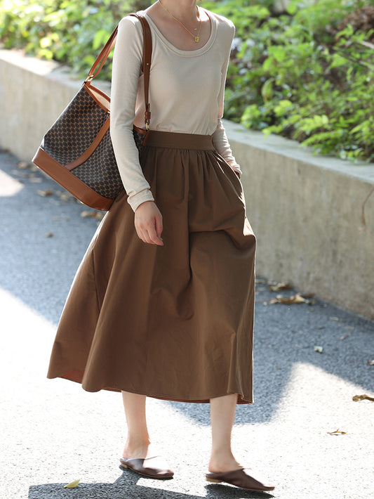 VERILADY | Chân váy chữ A dài kiểu Pháp