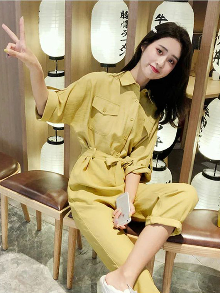 VERILADY | ロング丈ゆったりオールインワンサロペット