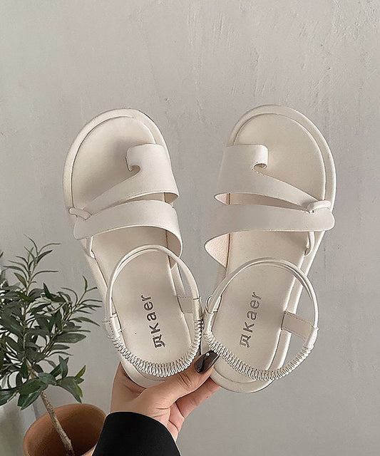 ナロートングフラットサンダル 10